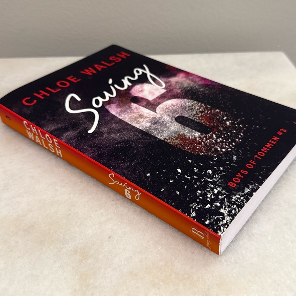 Saving 6 Book by Chloe Walsh with Ombré Spine